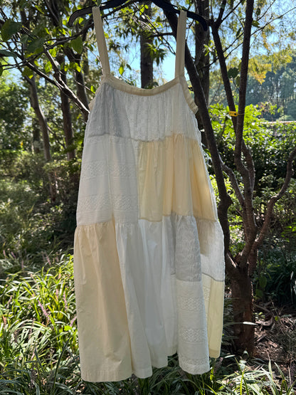 DADANAKO - Layered Babydoll Pinafore Dress dress DADANAKO