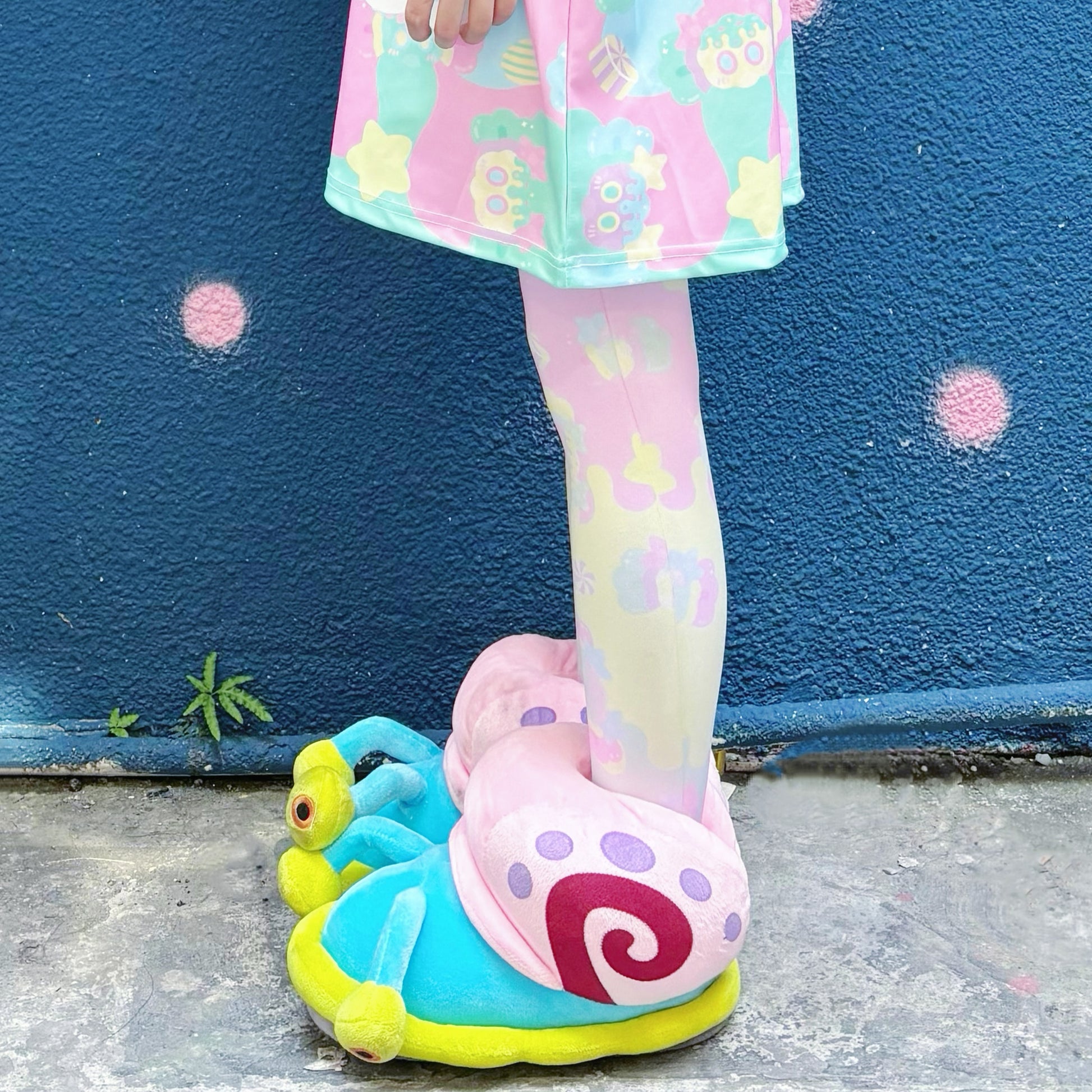 Rainbow Universe RUX - Pastel Macaron Decora Kei T-Shirt & Tights Set set Rainbow Universe RUX
