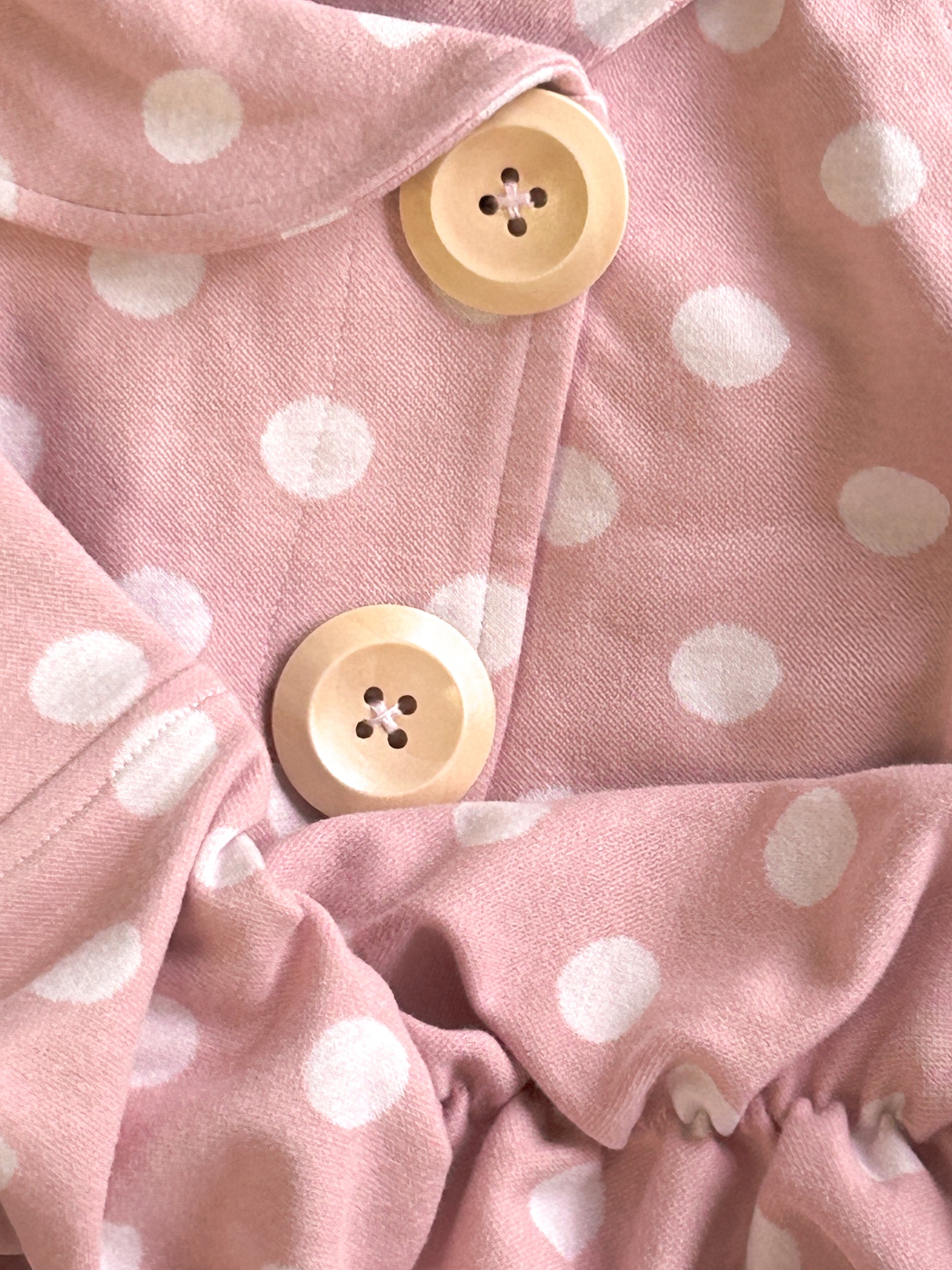 YJM with biubiu - Polka Dot Pleated Long Sleeve Short Jacket cardigan YJM with biubiu