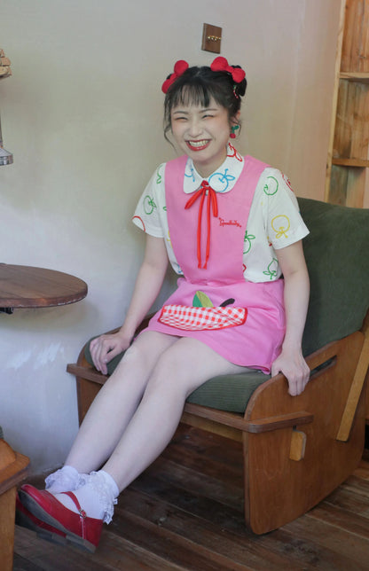 GOODBABY - Vintage Apple Pinafore Dress skirt goodbaby