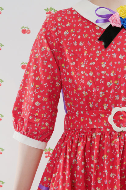 GOODBABY - Vintage Strawberry Floral Dress dress goodbaby