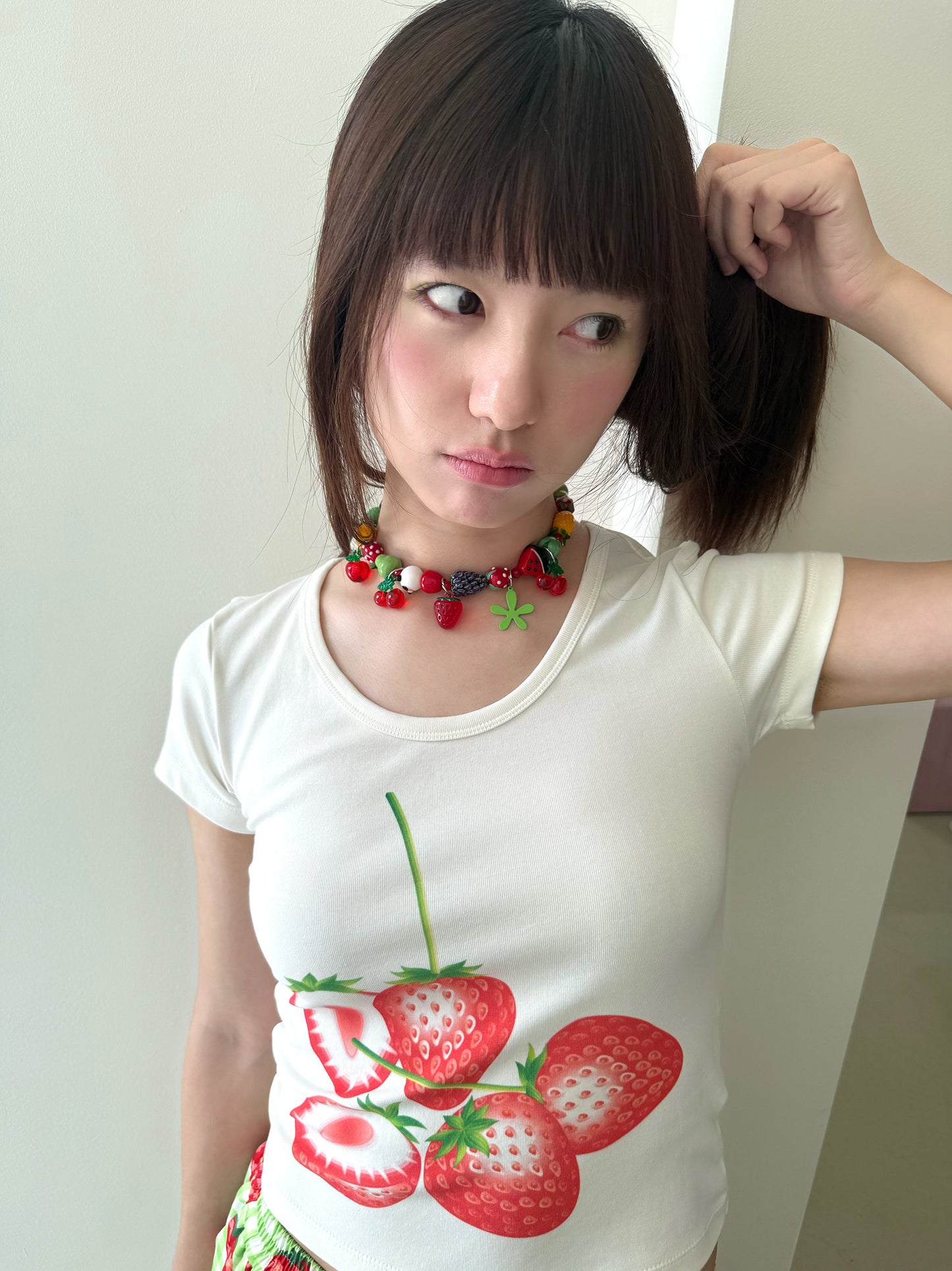 FRUITS - Fruit Panda Beaded Necklace | Kawaii Colorful Japanese Accessory necklace Fruits