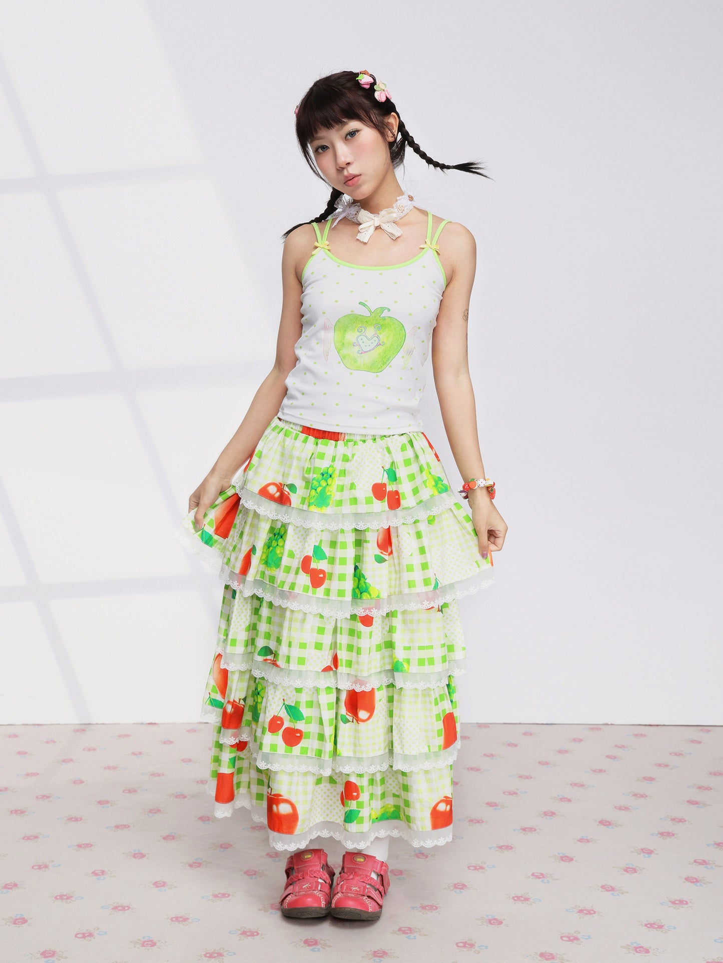 FRUITS - Green Apple Wing Cami camisole Fruits