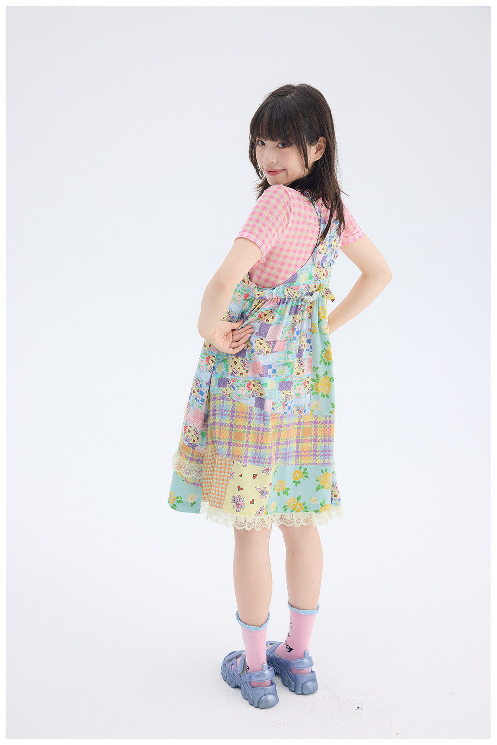 tntntutu - Patchwork Floral Star Lace Dress | Kawaii Harajuku Vintage Summer Dress dress tntntutu
