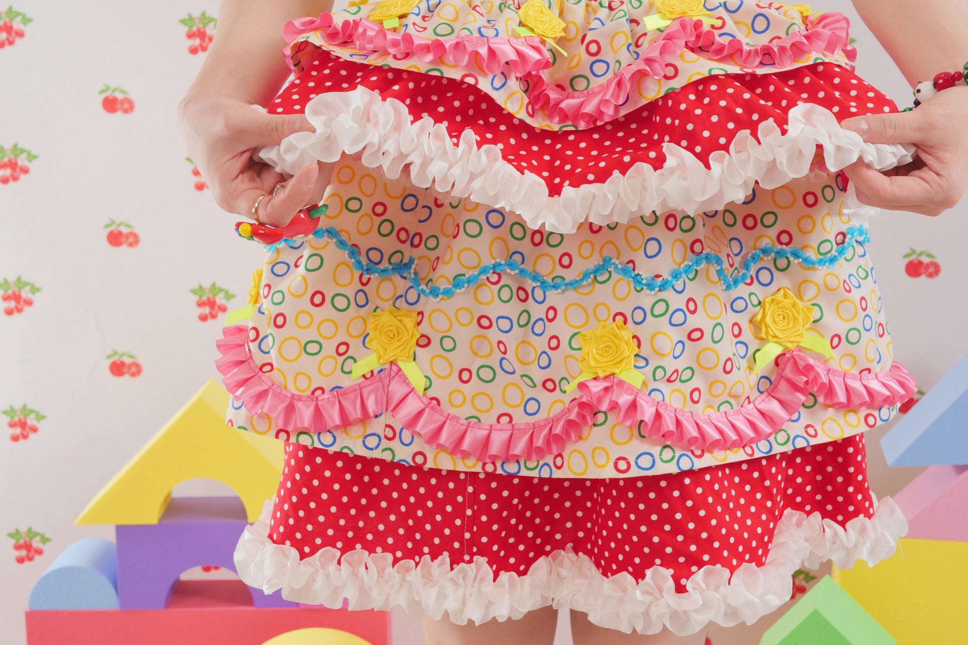GOODBABY - Cream Cake Apron Skirt dress goodbaby