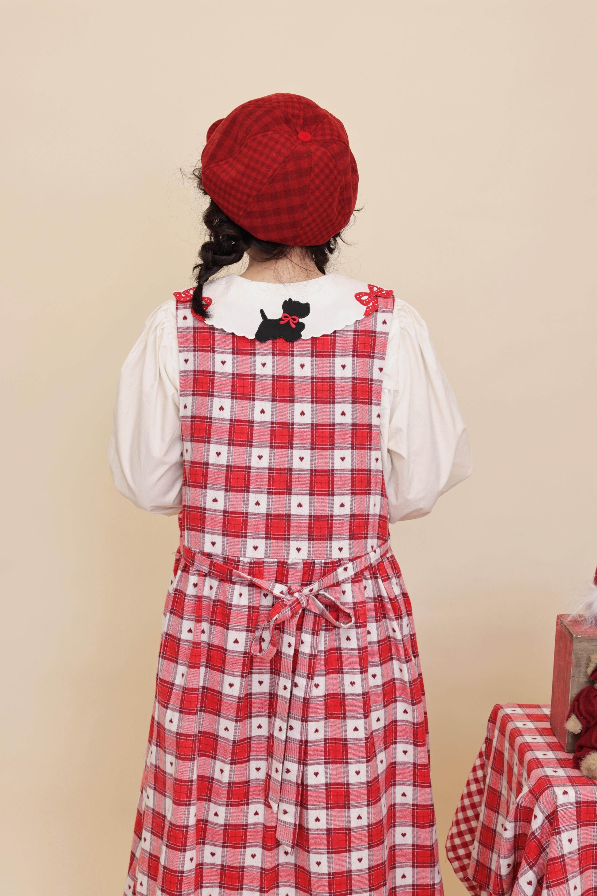 SemenCoicis - Vintage Heart Jacquard Dress dress SemenCoicis