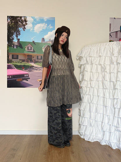 Bunnybunnygun - Multi Color Lace Overlay Dress dress bunnybunnygun