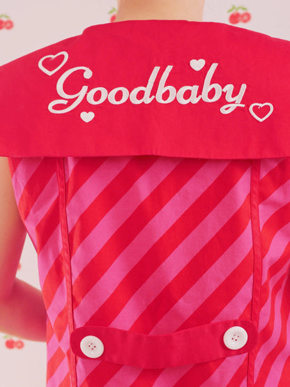 GOODBABY - Sailor Collar A-Line Dress dress goodbaby