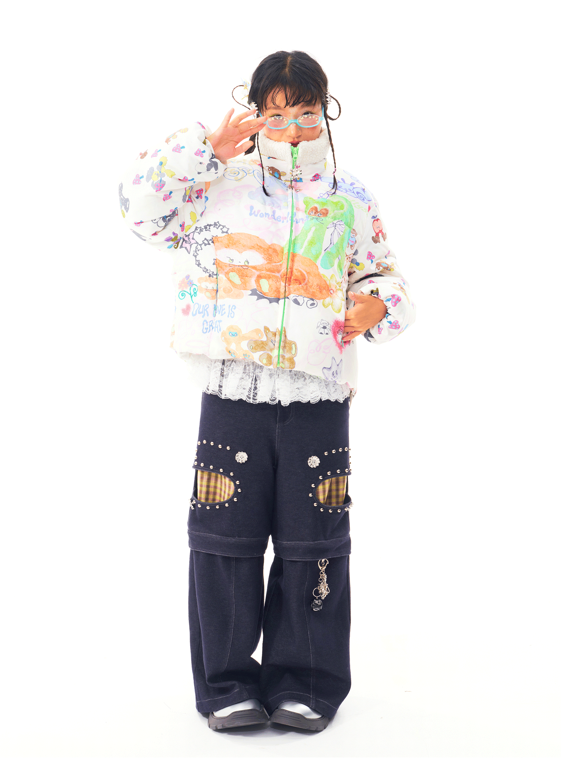 sillysis - Kawaii Illustration Down Jacket jacket sillysis