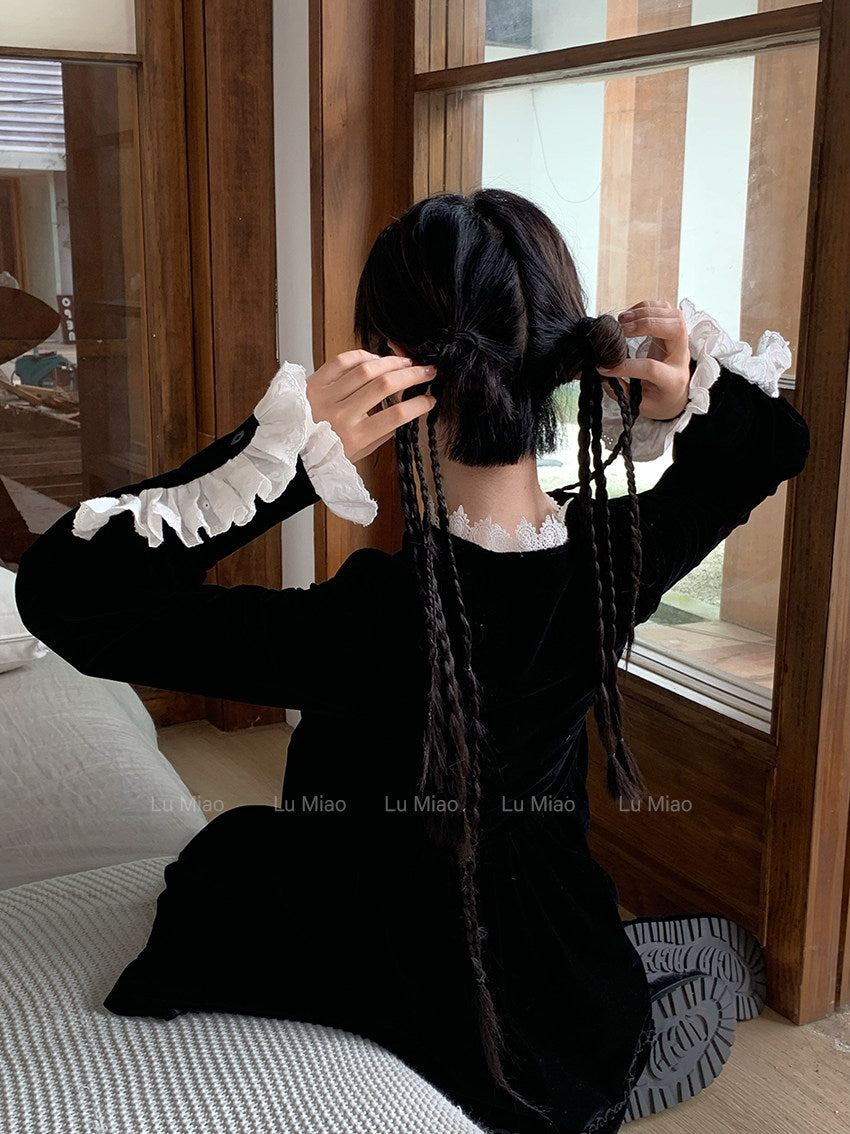 Lu Miao - Velvet Lace Doll Dress dress Lu miao