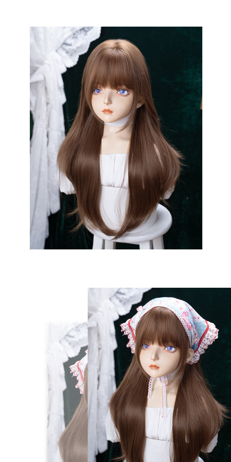 Alice Garden - Caramel Brown Long Straight Wig wig Alice Garden