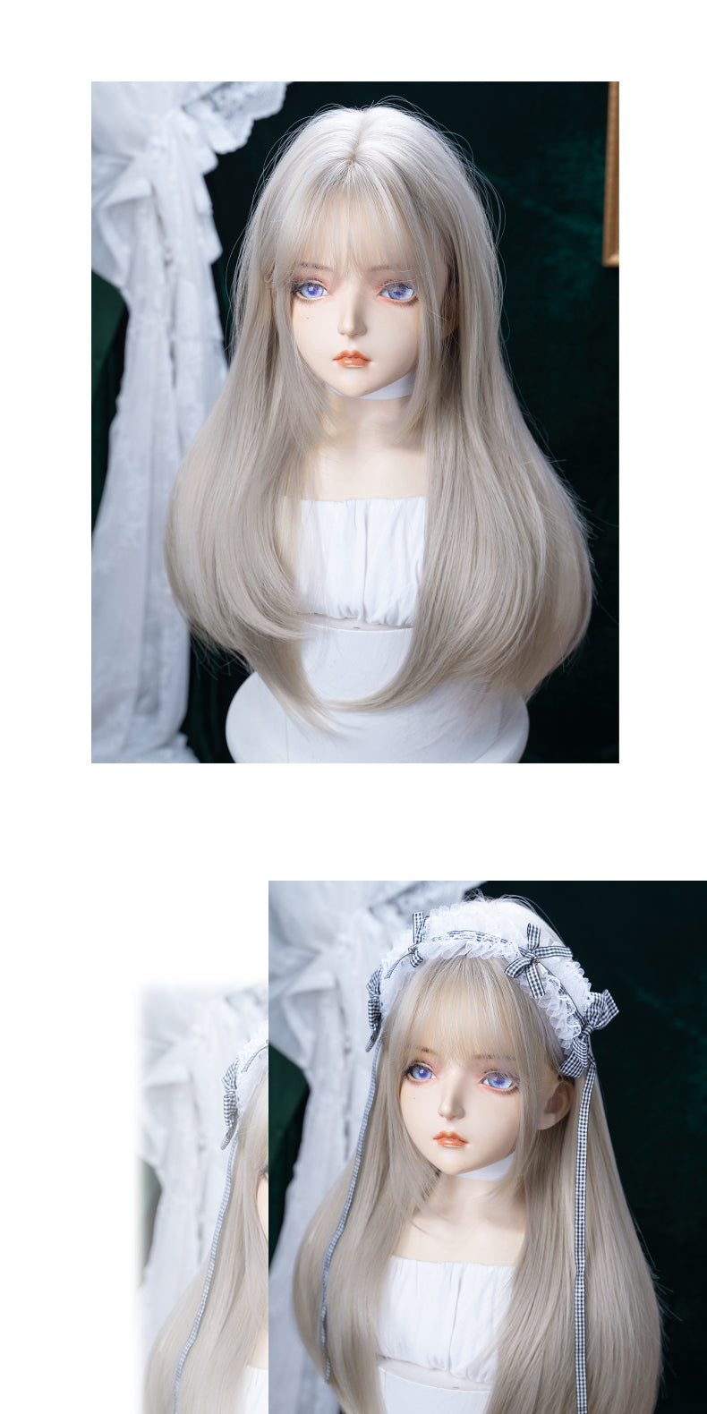 Alice Garden - Silver Gray Straight Wig wig Alice Garden