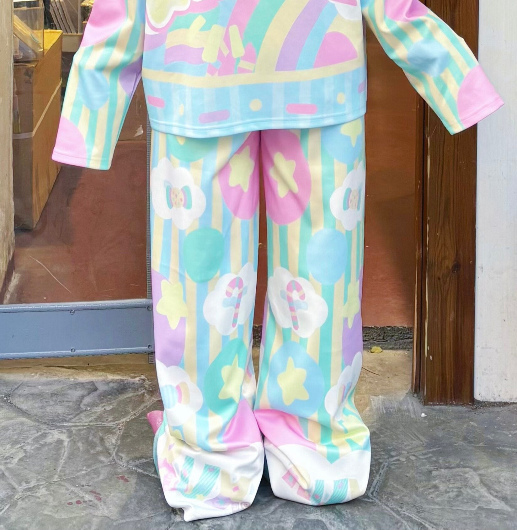 Rainbow Universe RUX - Pastel Decora Kei Two Piece Set set Rainbow Universe RUX