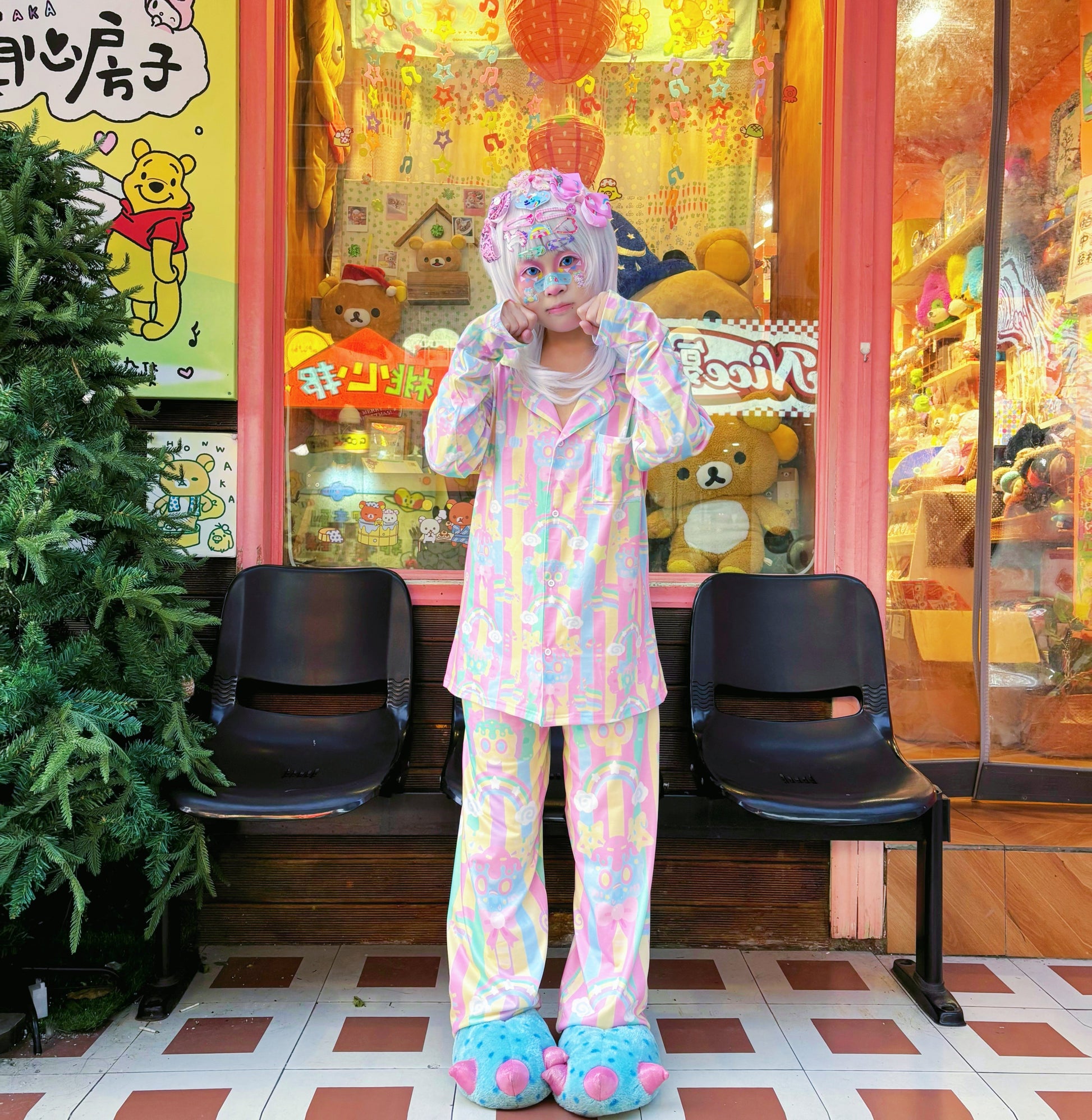 Rainbow Universe RUX - Decora Kei Pastel Lounge Set pajama Rainbow Universe RUX