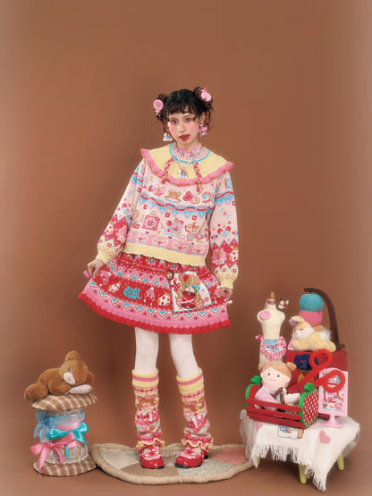 LutraJump - Decora Cable Knit Sweater sweater Lutra Jump