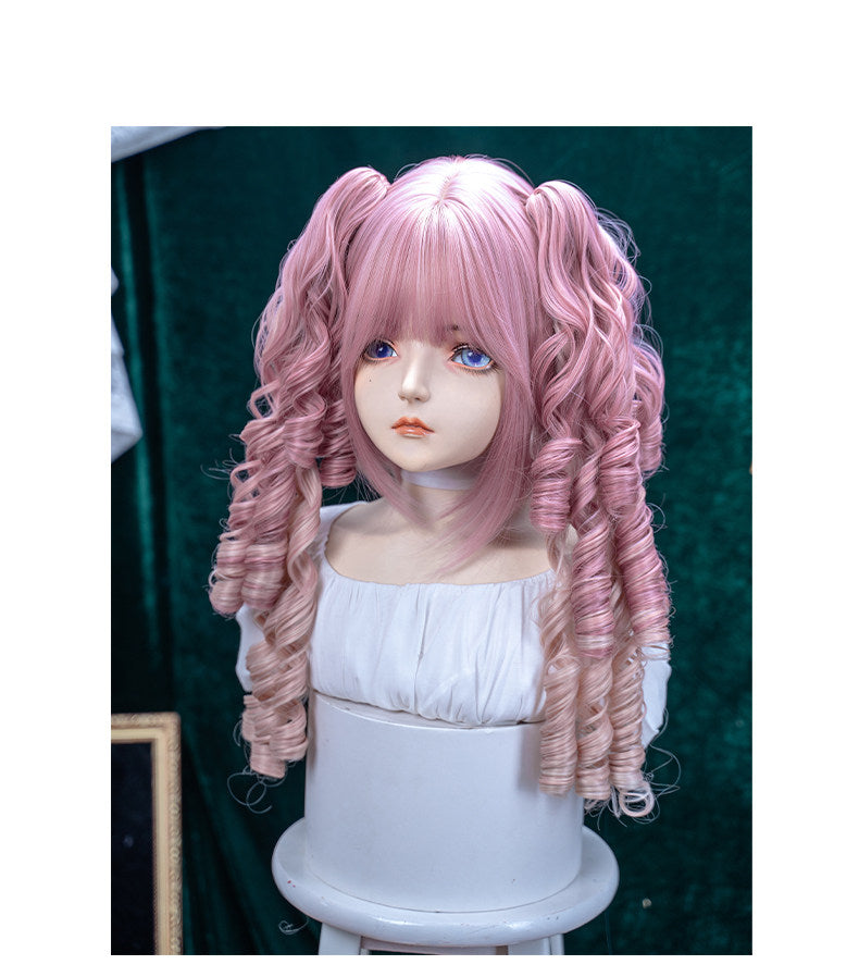 Alice Garden - Pink Gradient Twin Tail Wig wig Alice Garden