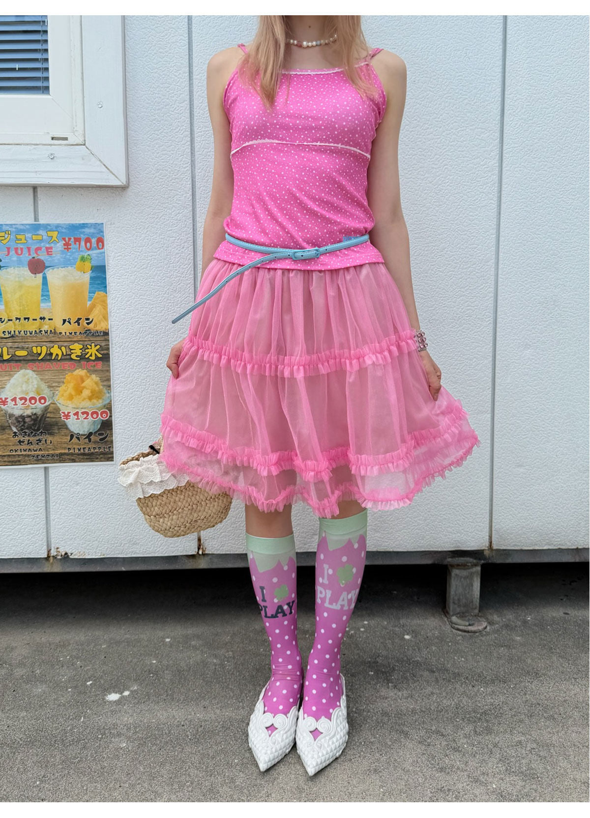 loveplayshop - Glitter Tulle Skirt with Lining skirt loveplay