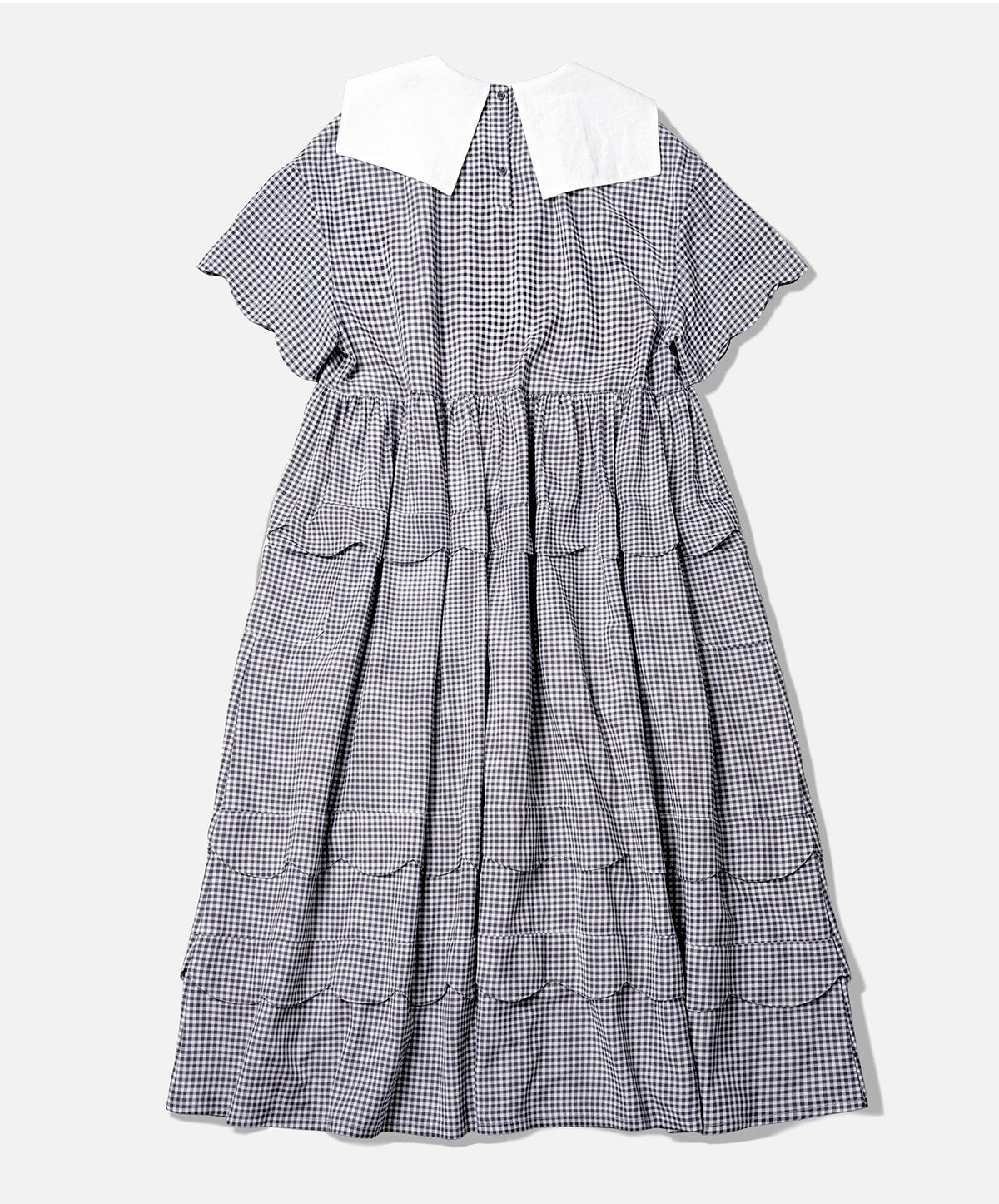 Imakokoni - White Doll Collar A-Line Dress apron imakokoni