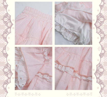 Sinsingirl - Kawaii Bunny Academy Shirt & Mini Skirt Set set sinsingirl