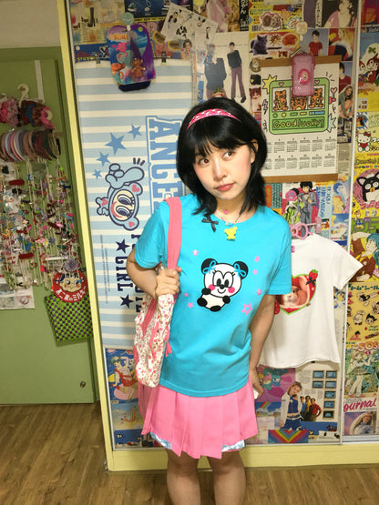 Bodytalk - Panda Graphic T-Shirt | Kawaii 90s Retro Harajuku Style Tee tee bodytalk