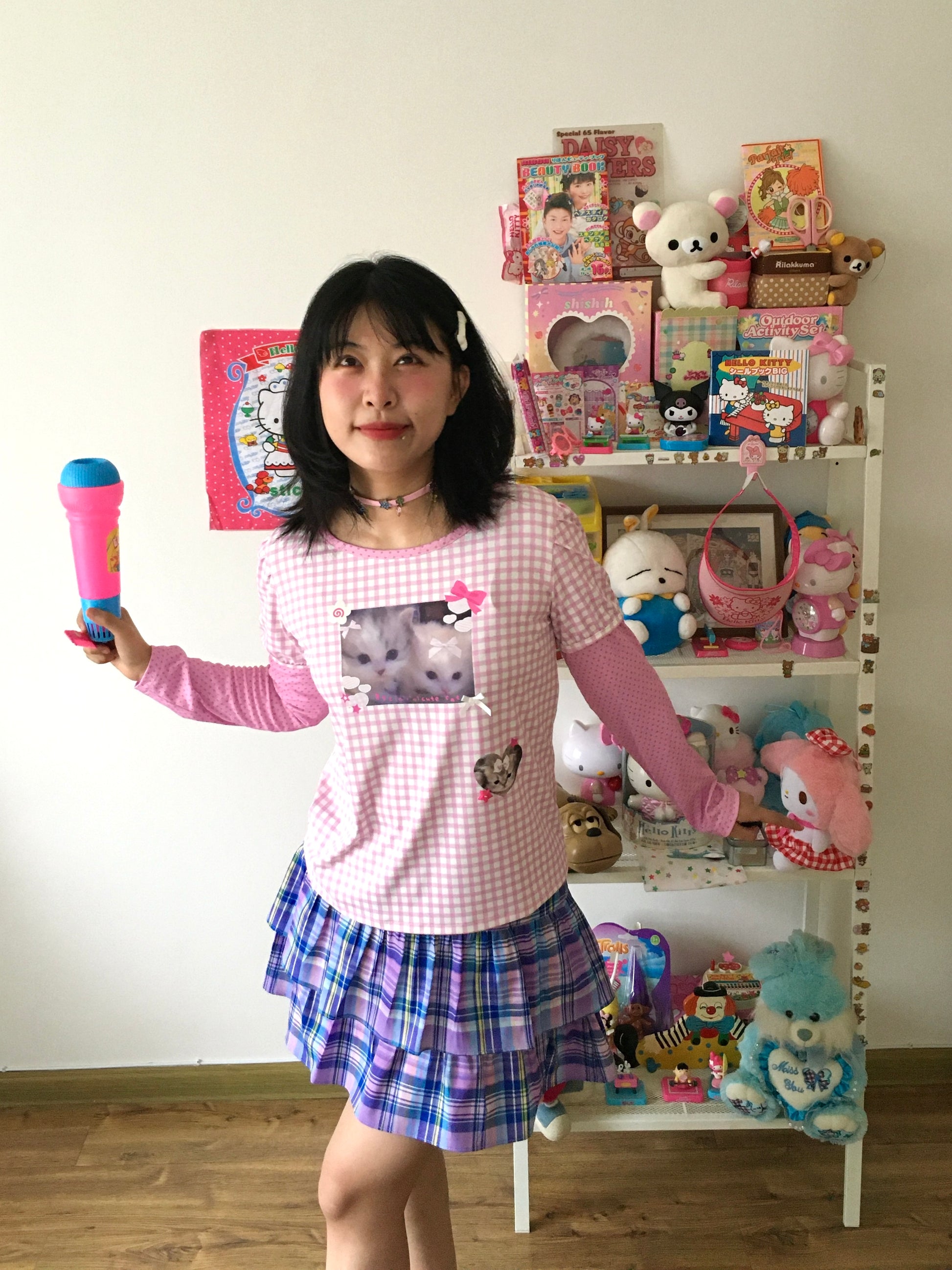 Bodytalk - Kawaii Y2K Layered Plaid Skirt skirt bodytalk