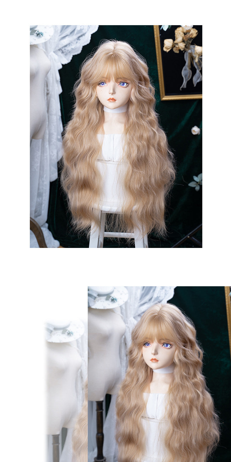 Alice Garden – Tea Blonde Curly Wig wig Alice Garden