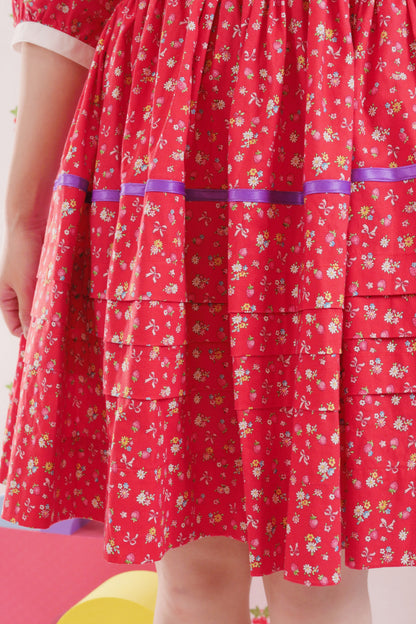 GOODBABY - Vintage Strawberry Floral Dress dress goodbaby
