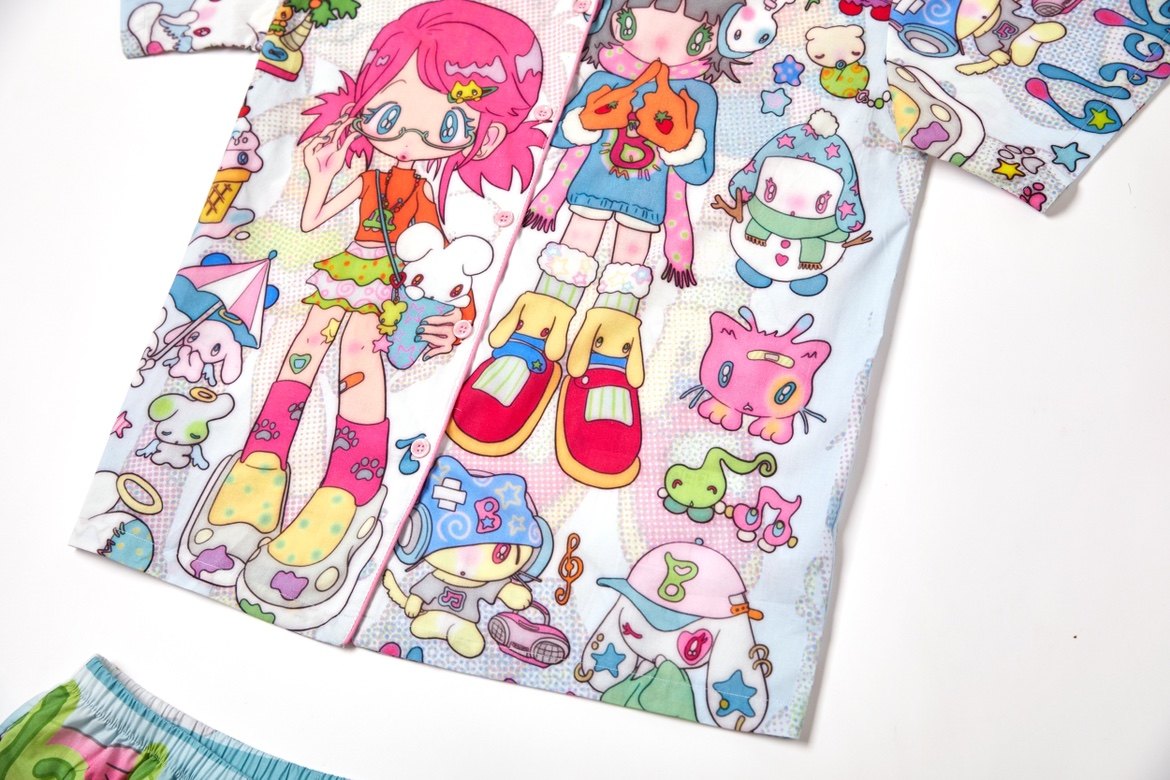 BlackBerry - Cute Girls Cotton Pajama Set pajama BlackBerry