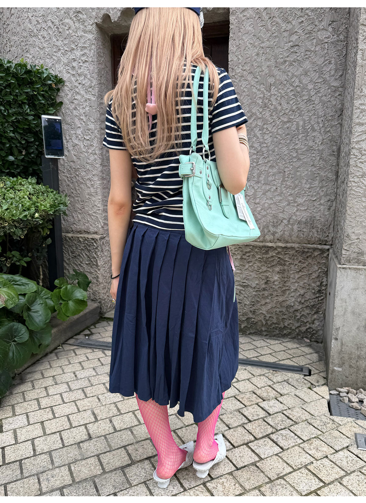 loveplayshop - Solid Color Pleated Cotton Skirt skirt loveplay