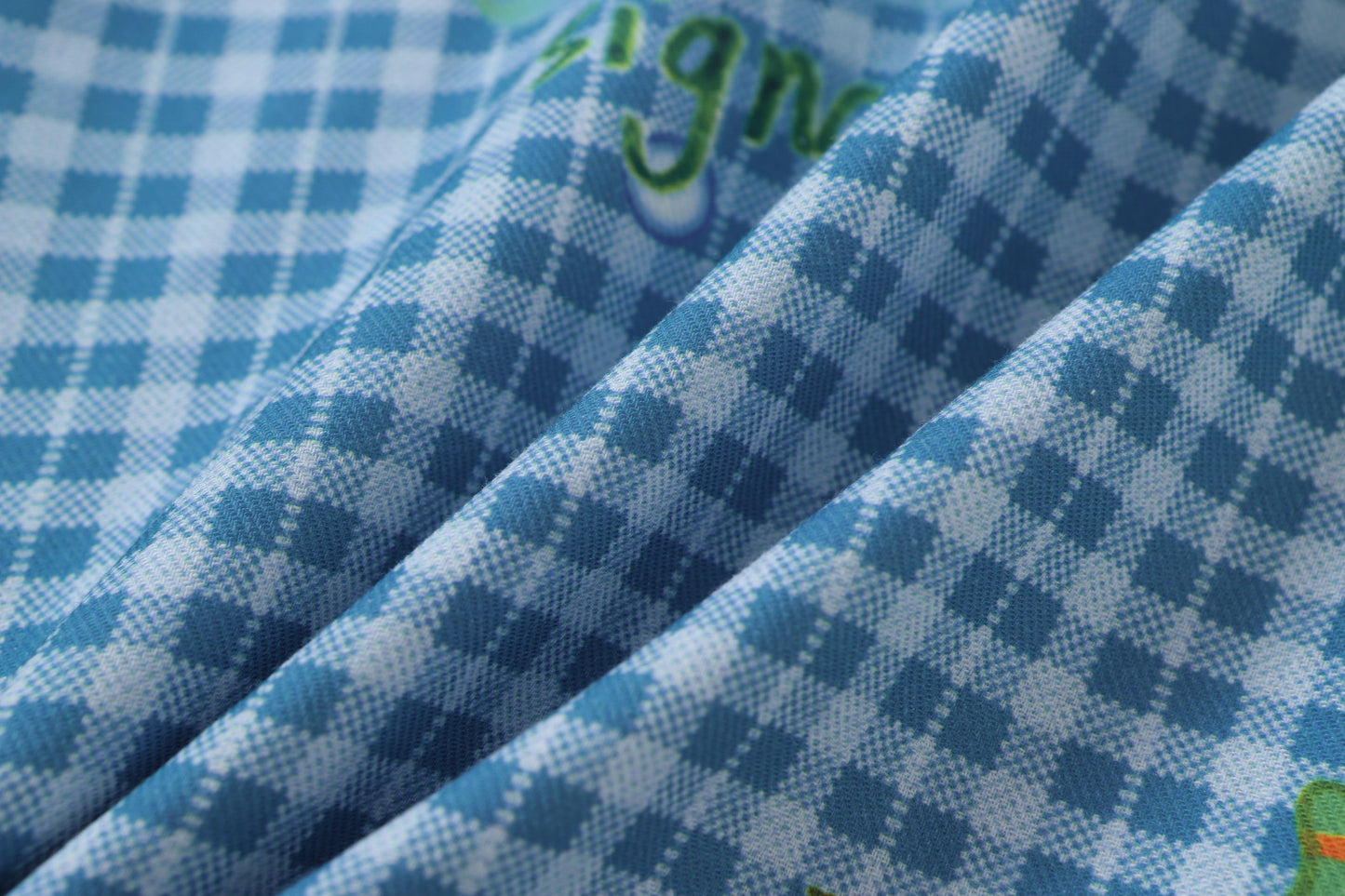 BlackBerry – Blue Plaid Cotton Shirt shirt BlackBerry