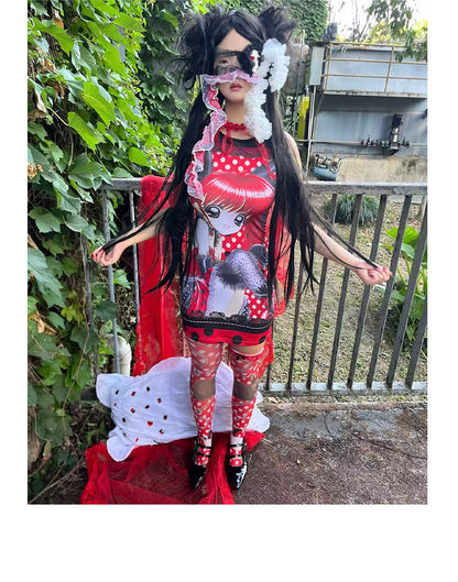 ki00bi00 - Polka Dot Alice Cami Dress dress ki00bi00