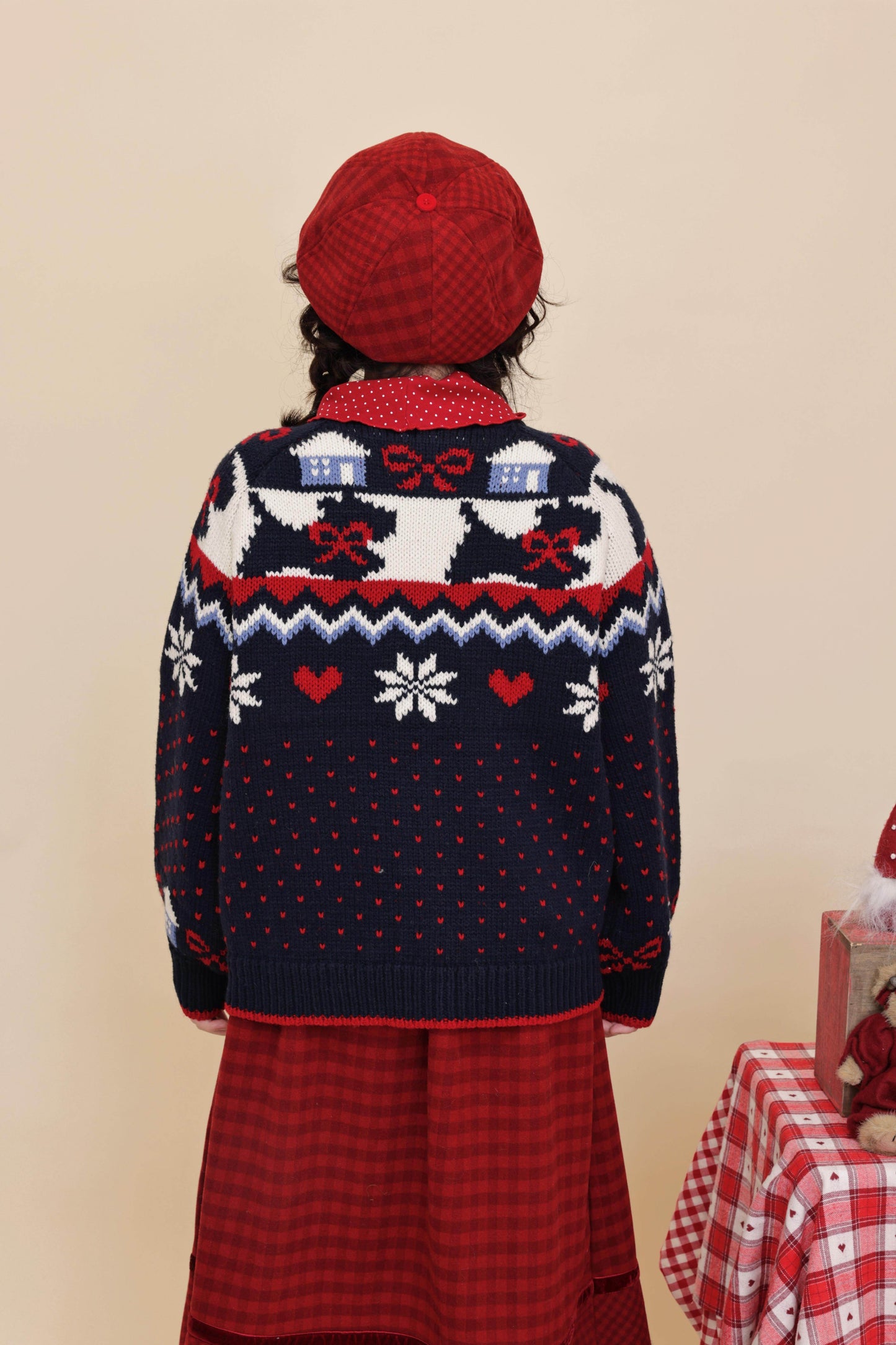 SemenCoicis - Kawaii Fair Isle Dog Knit Sweater sweater SemenCoicis
