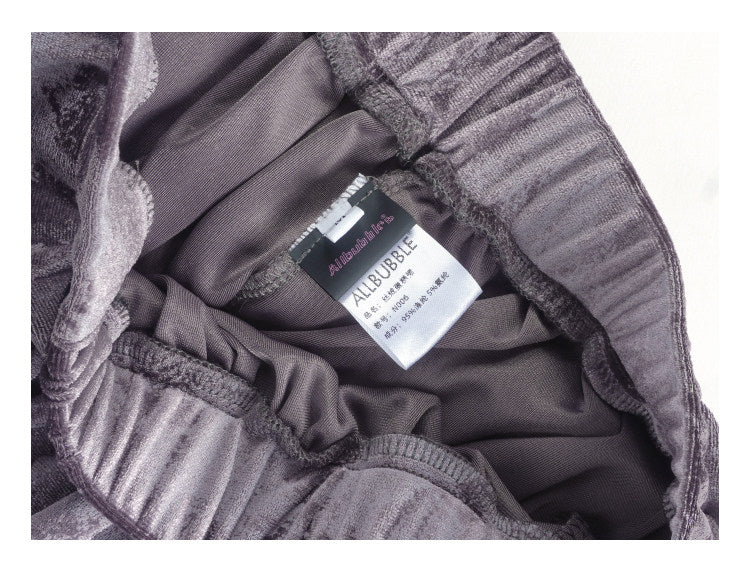 Allbubble - Black Velvet Layered Skort skirt Allbubble