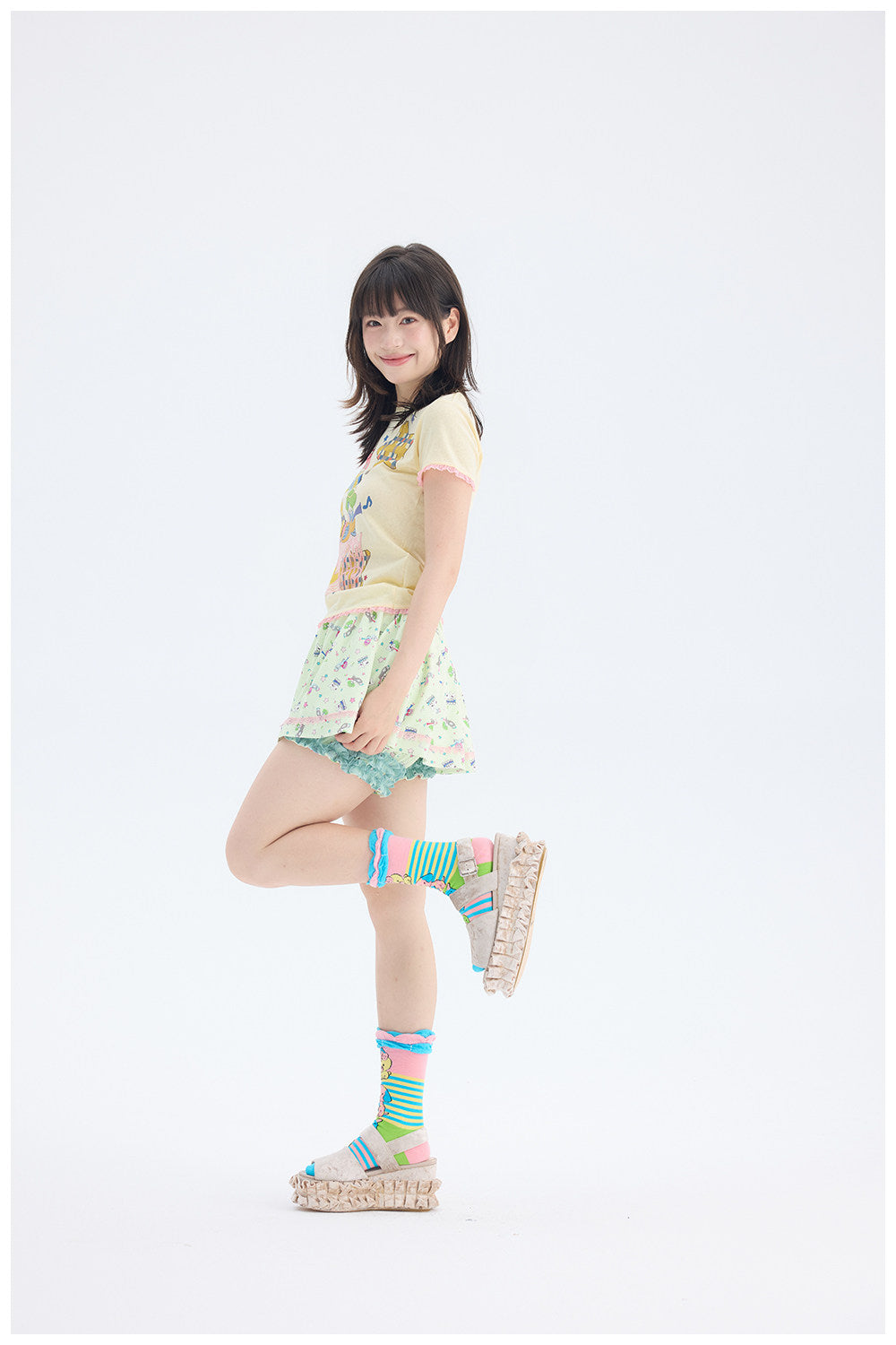 tntntutu - Angel Star Graphic Tee | Fairy Kei Pastel Kawaii Harajuku T-Shirt tee tntntutu