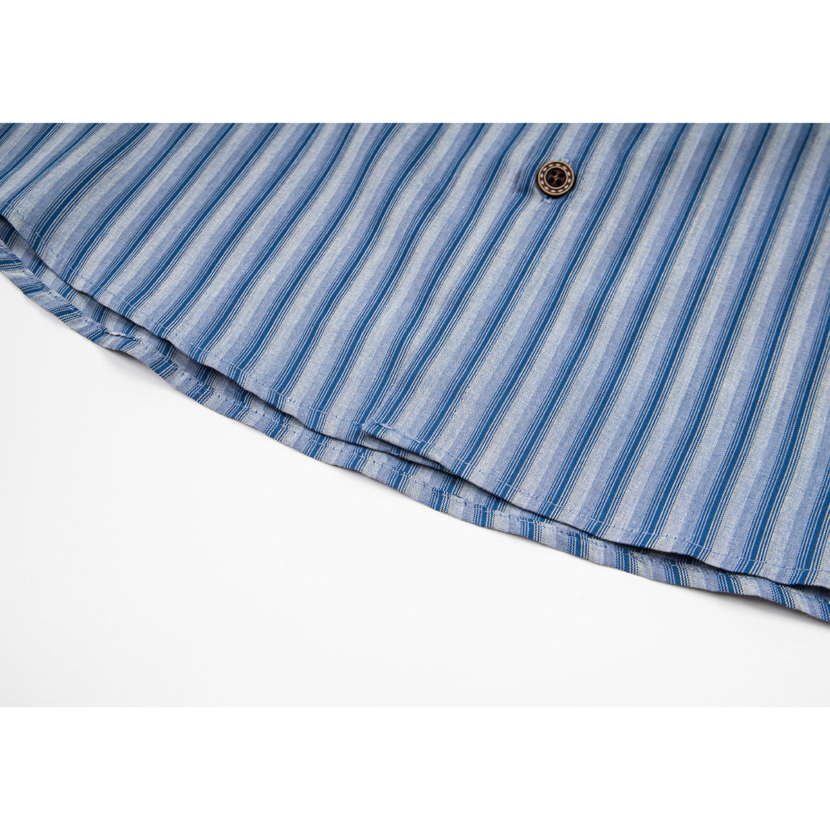 BIBULU - Japanese Cartoon Embroidered Stripe Shirt shirt BIBULU