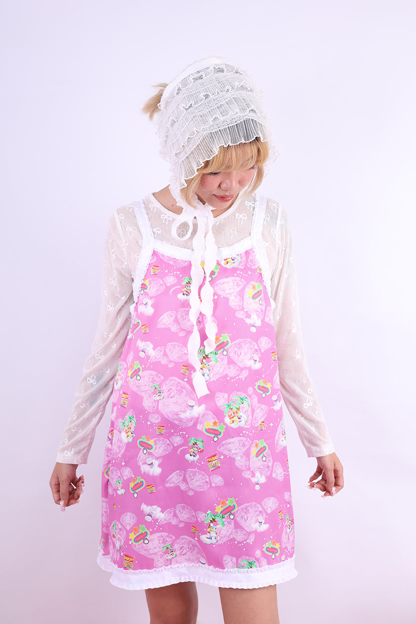 NIHONKIDS - Decora Kei Rainbow Party Handmade Vest Dress dress NIHON KIDS