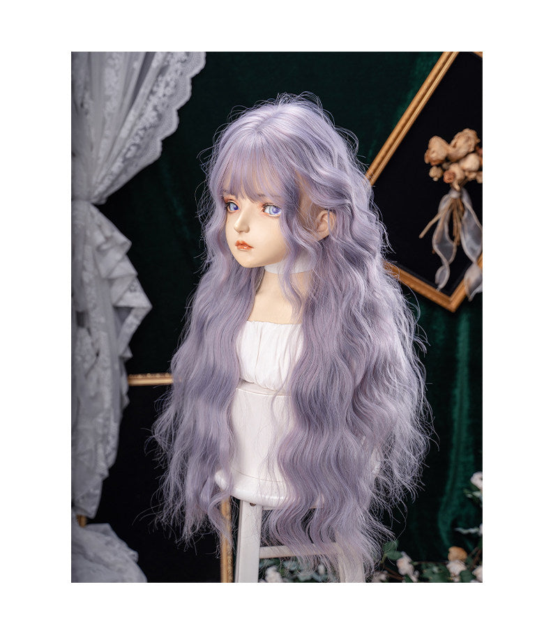 Alice Garden - Ash Purple Long Curly Wig wig Alice Garden