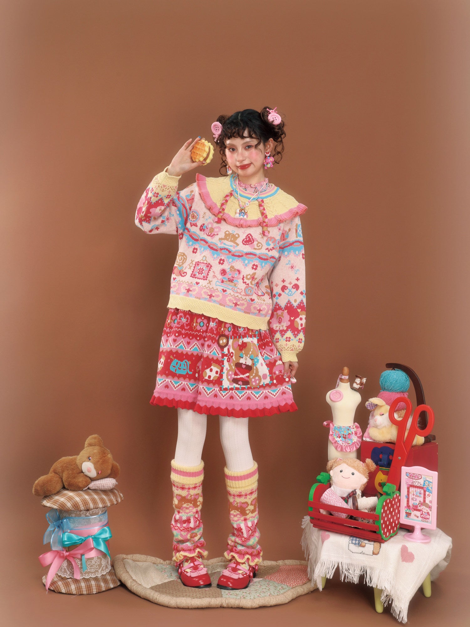 LutraJump - Decora Cable Knit Sweater sweater Lutra Jump