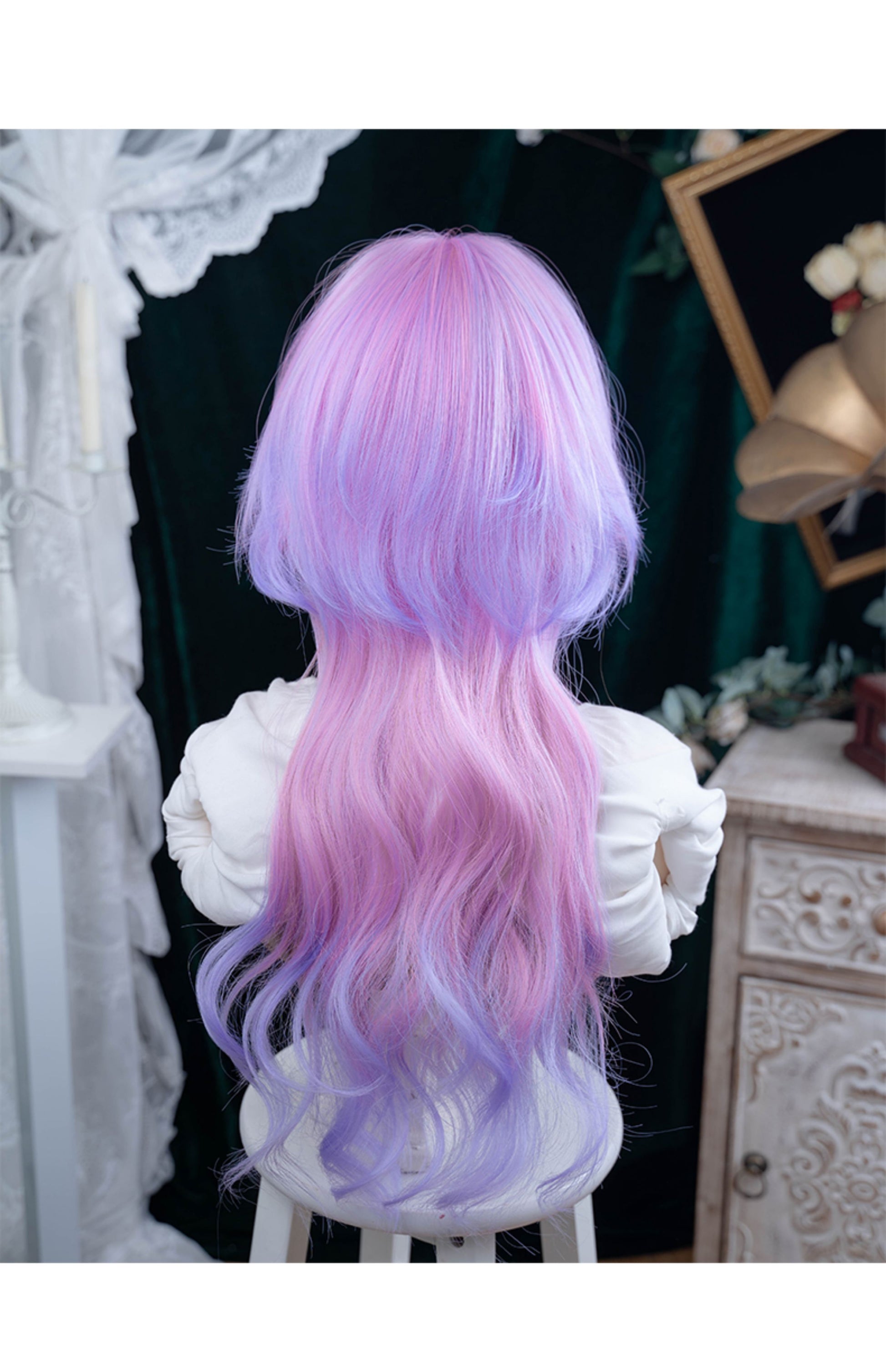 Alice Garden Gradient Long Wig | Cute Fairycore Style Hair wig Alice Garden