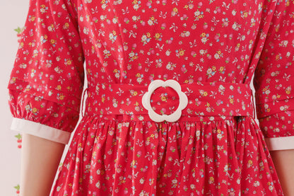 GOODBABY - Vintage Strawberry Floral Dress dress goodbaby