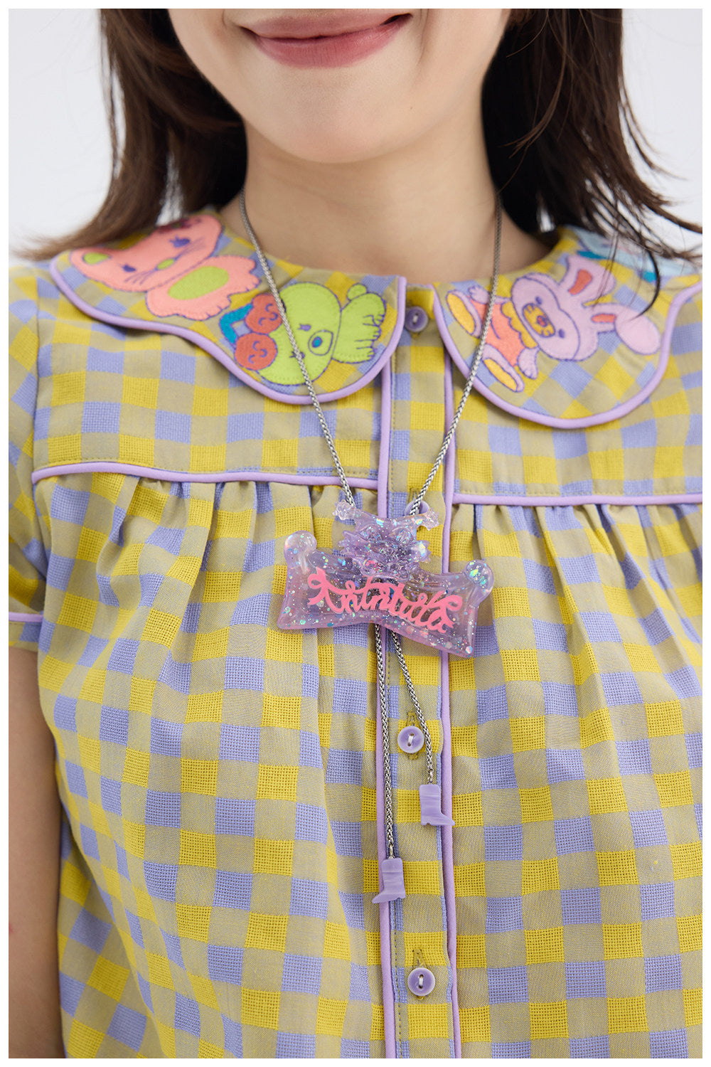 tntntutu - Magic Cat Acrylic Statement Necklace necklace tntntutu