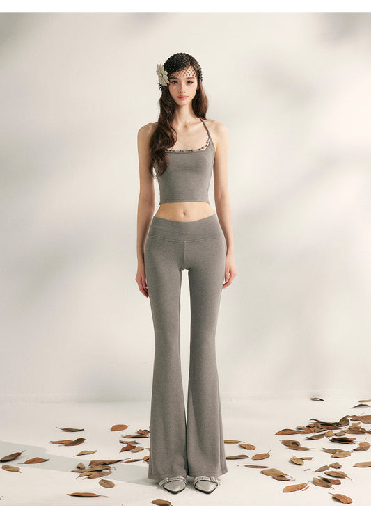 YZZI HE - Lazy Weekend Beaded Knit Two-Piece Set set YZZI HE