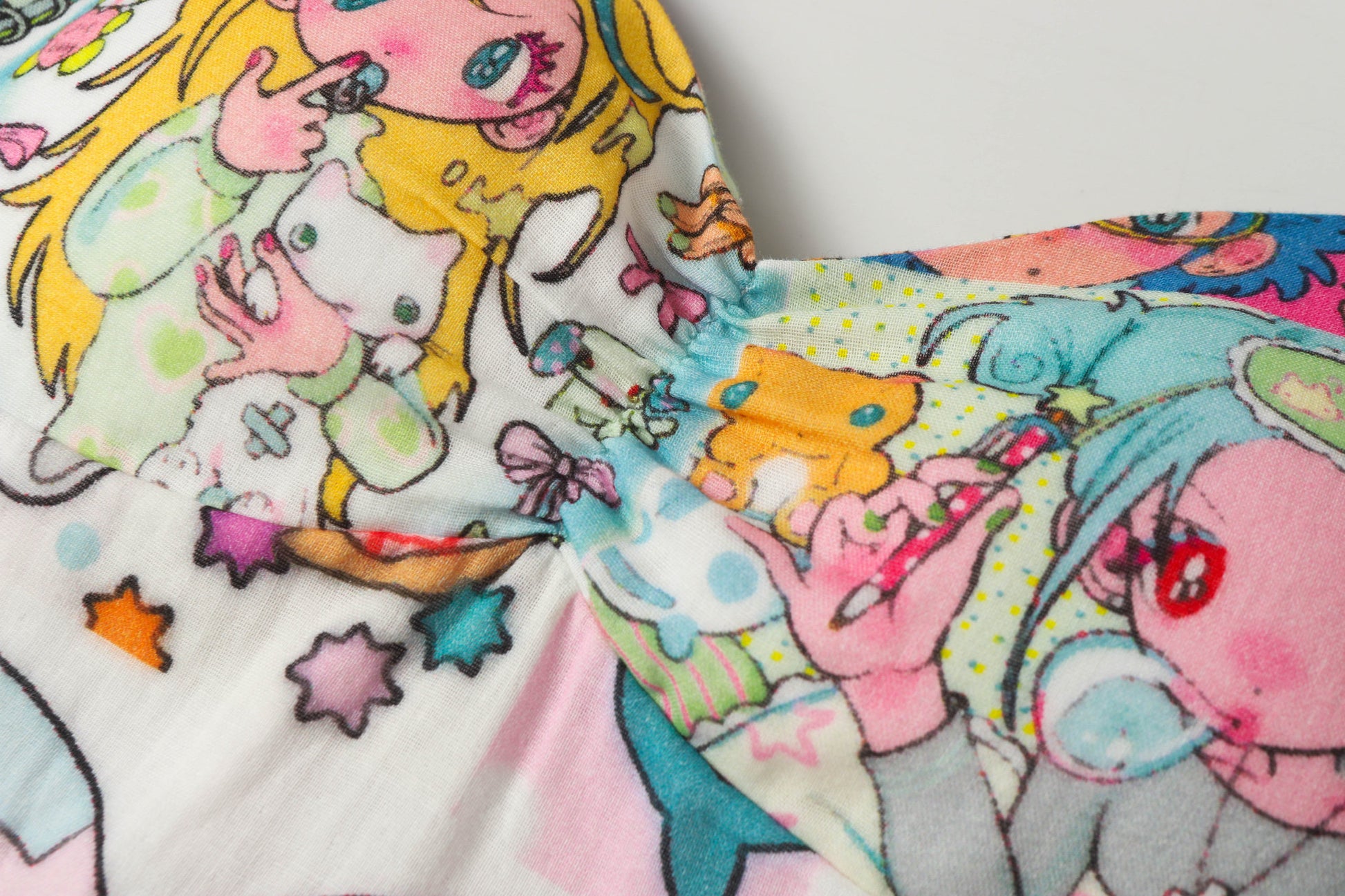 BlackBerry - Anime Print Slip Nightdress dress BlackBerry