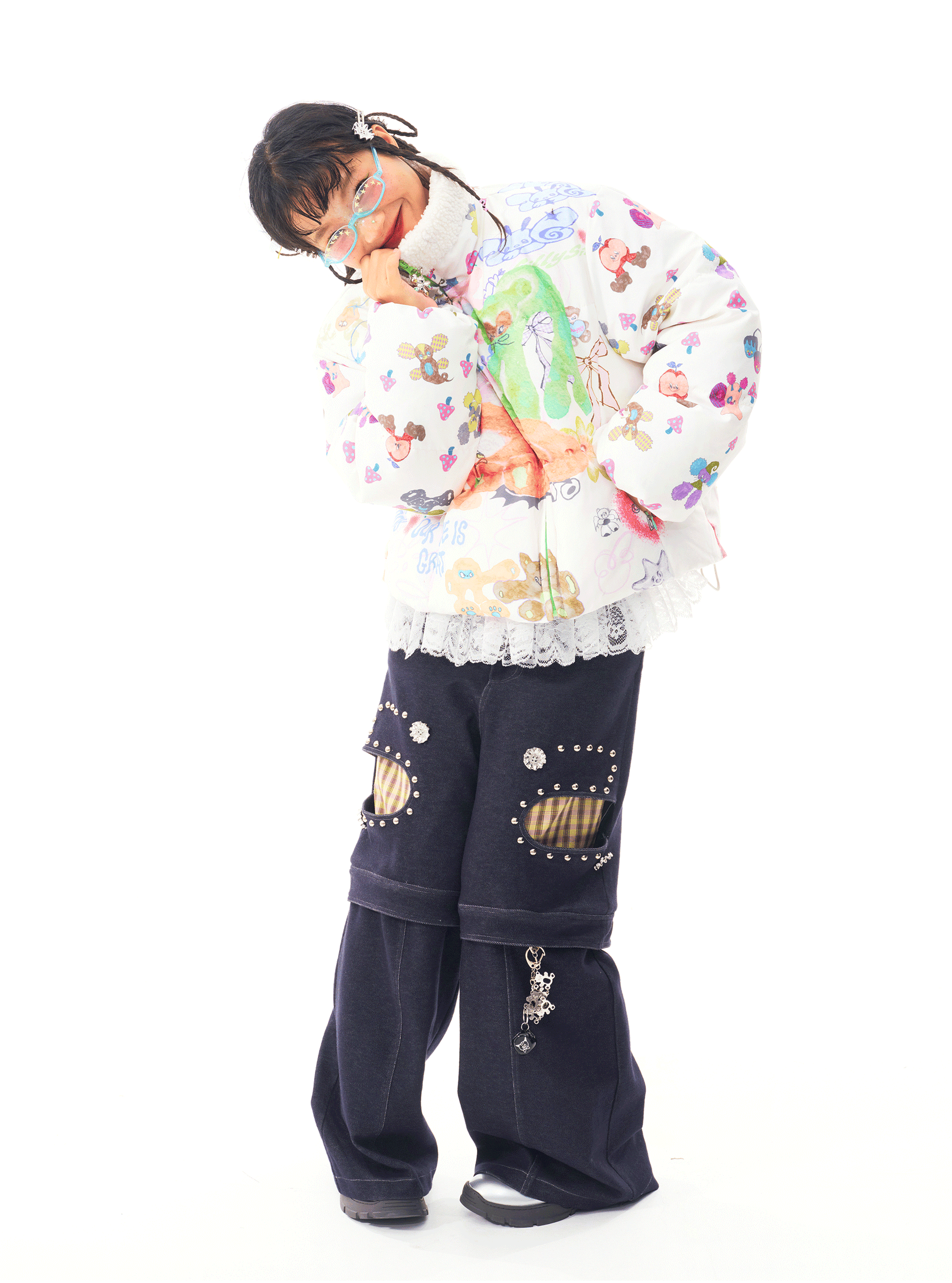 sillysis - Kawaii Illustration Down Jacket jacket sillysis