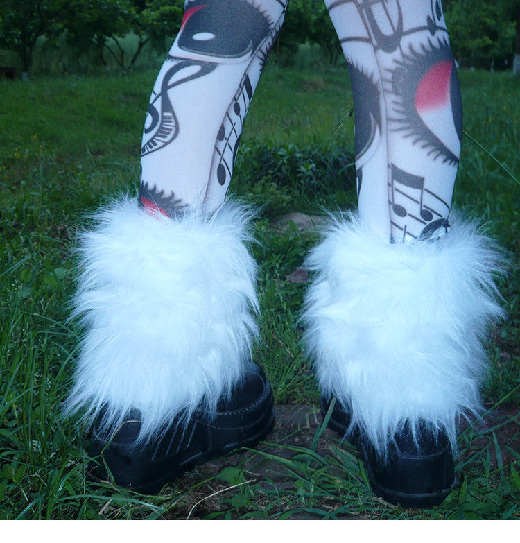 ki00bi00 - Dreamcore Red Eye Music Note Tights socks ki00bi00