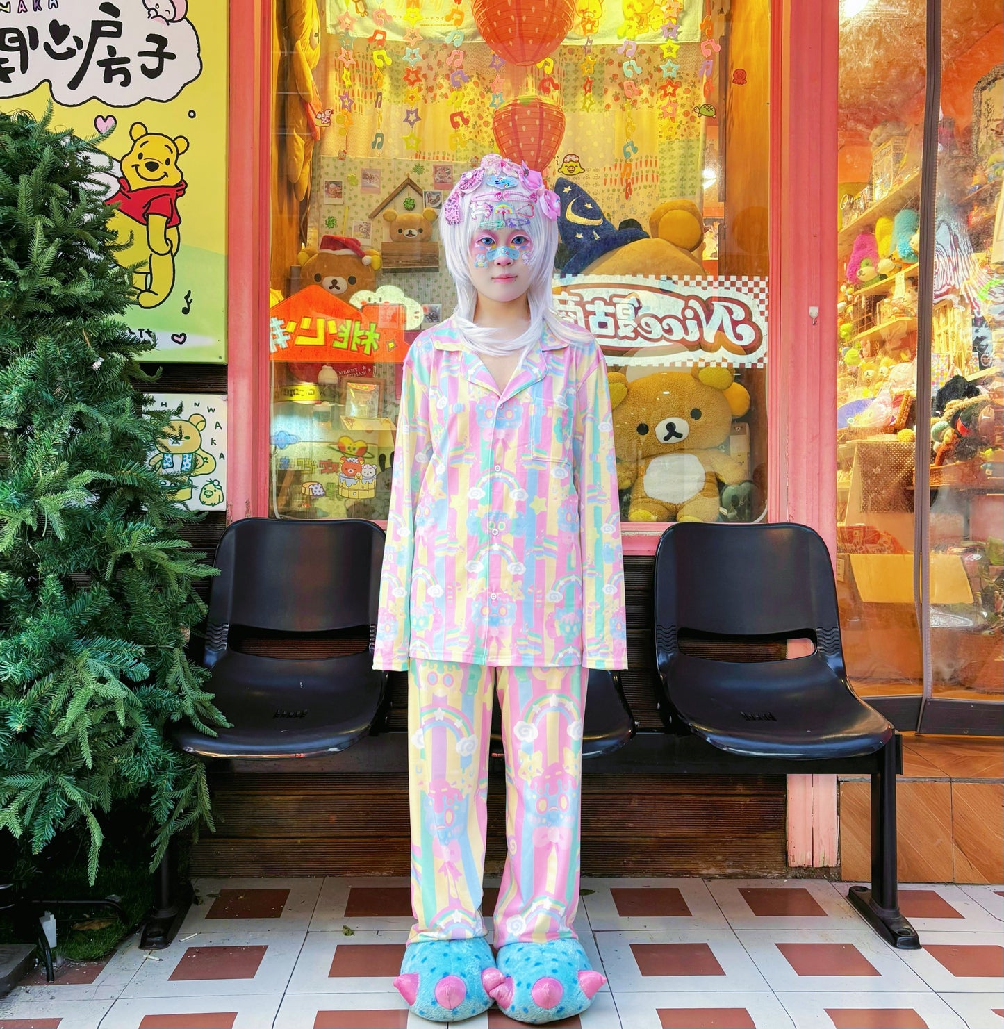 Rainbow Universe RUX - Decora Kei Pastel Lounge Set pajama Rainbow Universe RUX