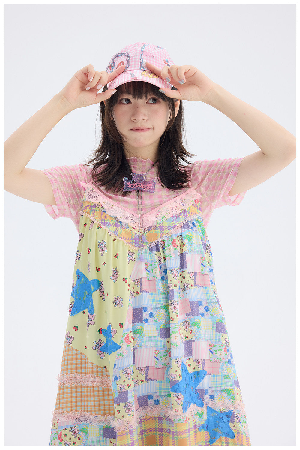 tntntutu - Patchwork Floral Star Lace Dress | Kawaii Harajuku Vintage Summer Dress dress tntntutu