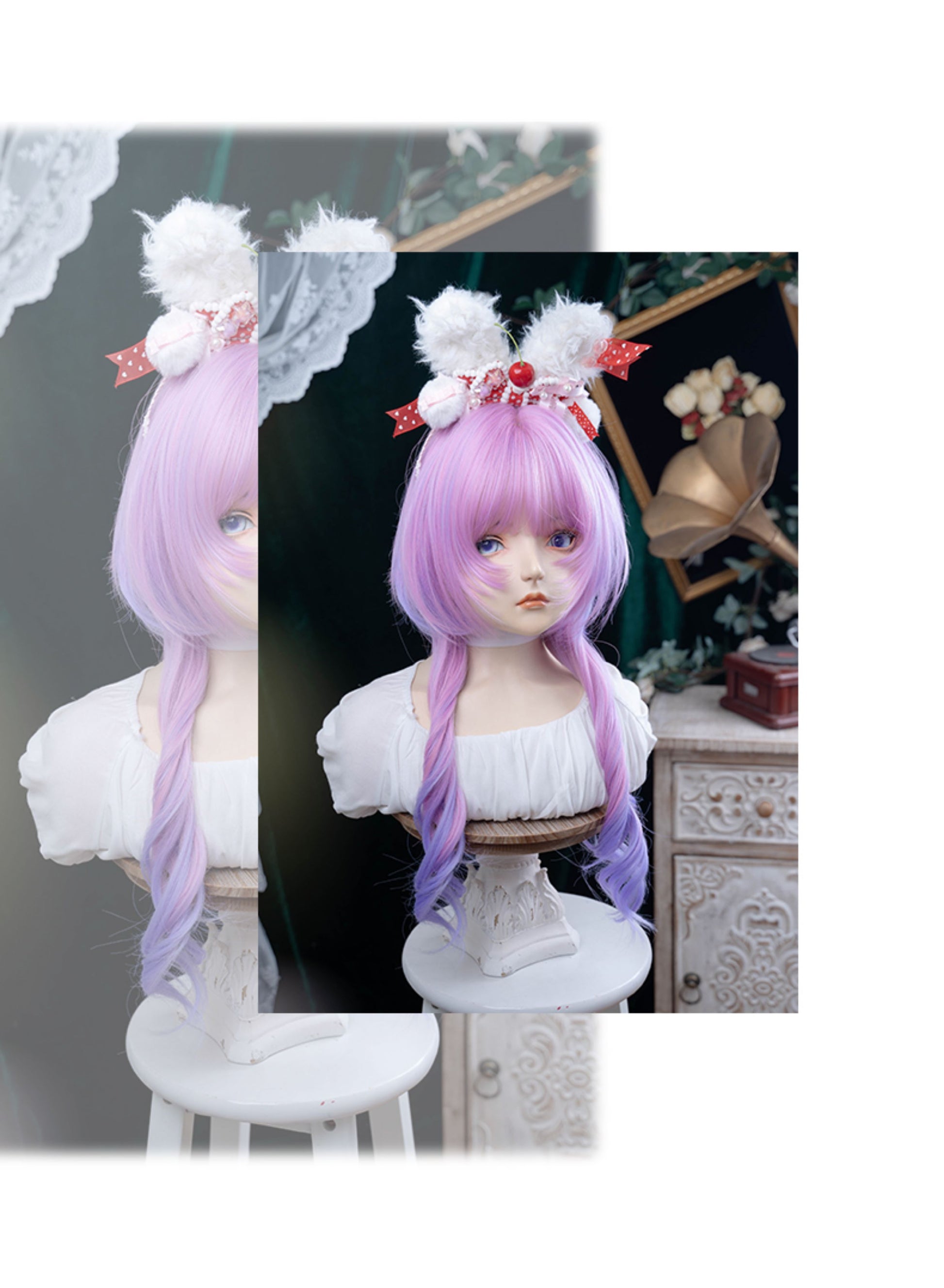 Alice Garden Gradient Long Wig | Cute Fairycore Style Hair wig Alice Garden