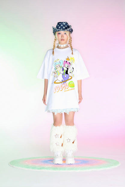 DeadEndKids - Cartoon Print Oversized Tee tee DeadEndKids