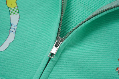 BlackBerry - Mint Green Y2K Two-Piece Skirt Set set BlackBerry